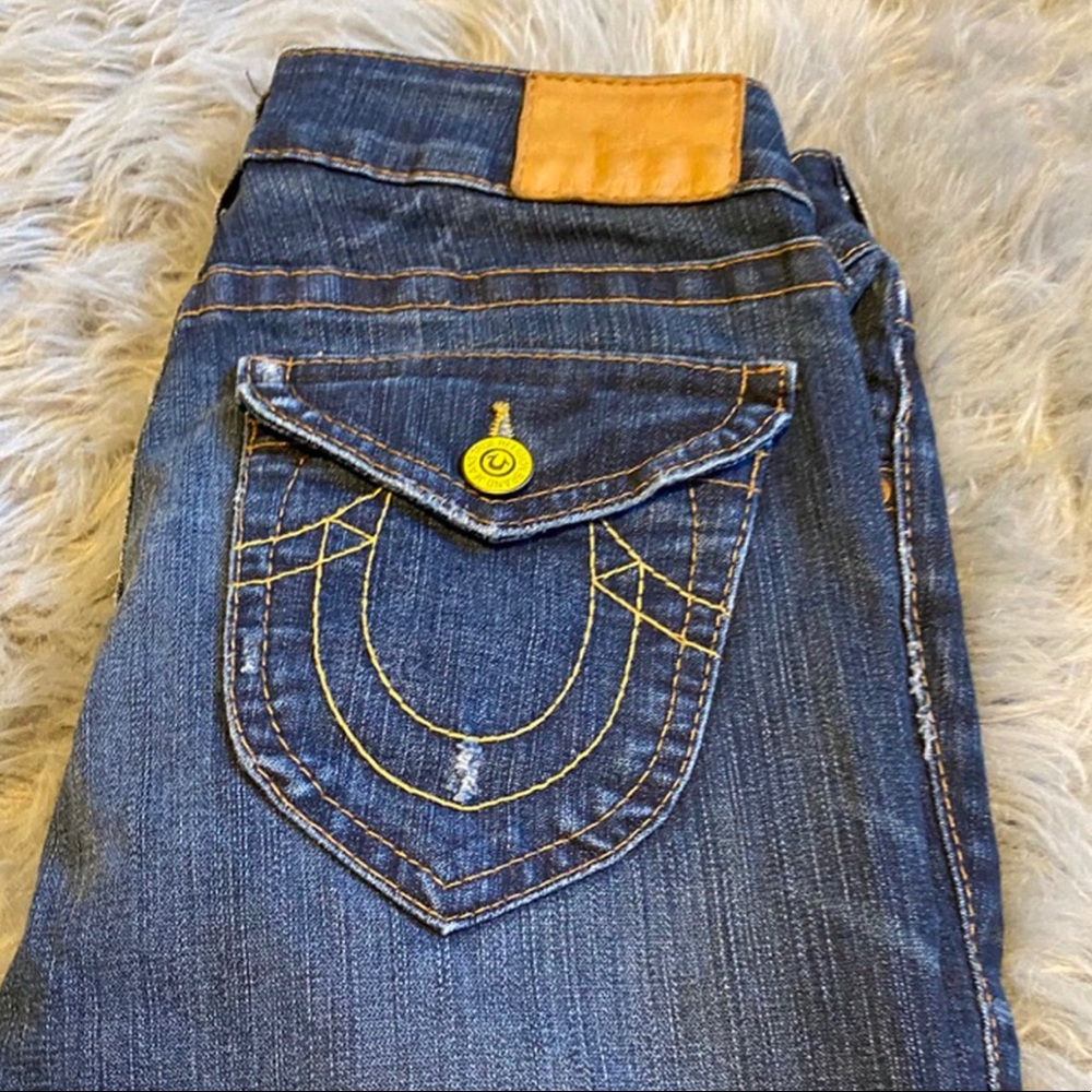 Y2K True religion low waisted boot cut jeans👖